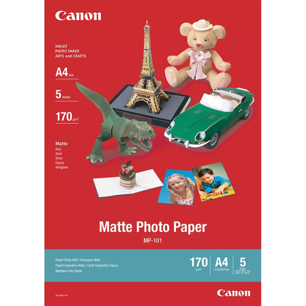 Canon MP-101, A4 fotopapier matný, 50 ks, 170g/ m