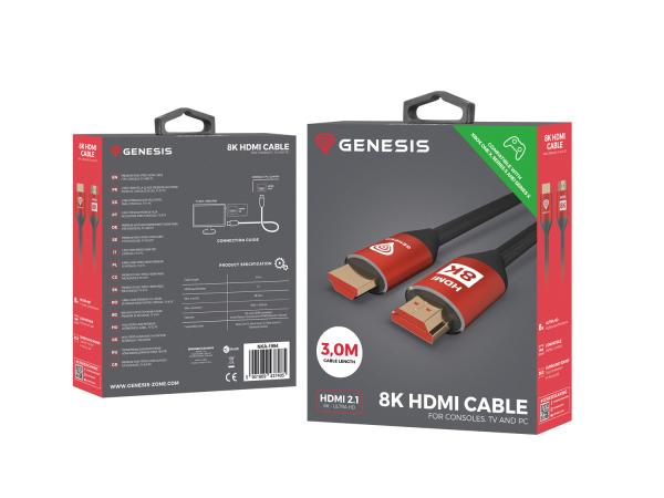Genesis kabel HDMI M/ M V2.1 3M 8K pro XBOX X/ S 