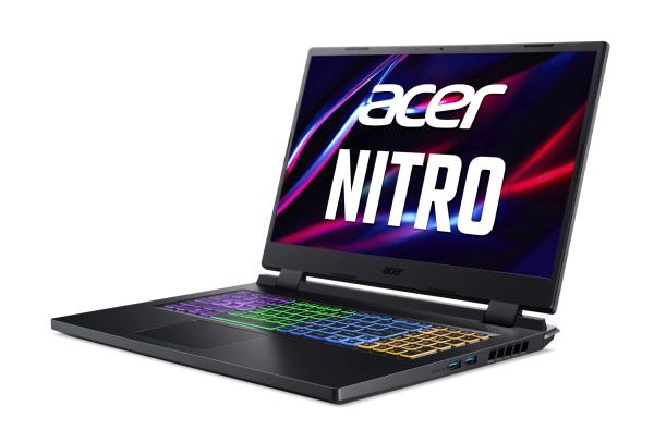 Acer NITRO 5/ AN517-55/ i5-12450H/ 17, 3"/ FHD/ 16GB/ 1TB SSD/ RTX 4050/ bez OS/ Black/ 2R 