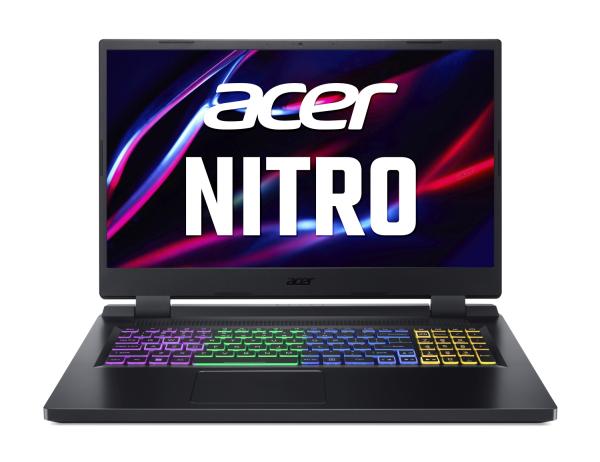 Acer NITRO 5/ AN517-55/ i5-12450H/ 17, 3"/ FHD/ 16GB/ 1TB SSD/ RTX 4060/ W11H/ Black/ 2R