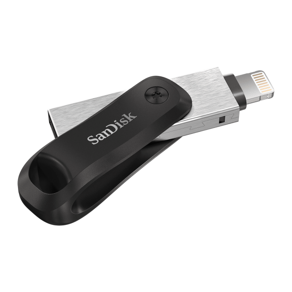 SanDisk iXpand Flash Drive Go/ 256GB/ USB 3.0/ Lightning + USB-A/ Čierna 