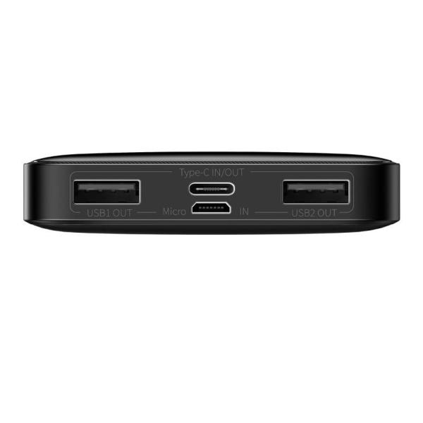 Baseus PPBD050001 Bipow Digital Display Powerbanka 10000mAh 15W Black 