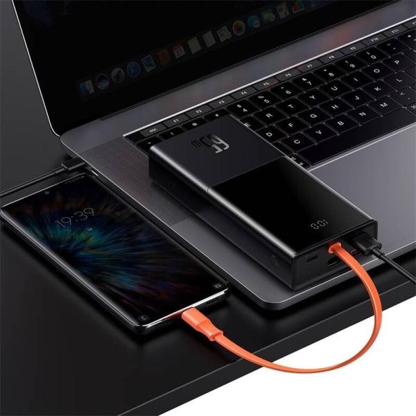 Baseus PPJL000001 Elf Digital Display Powerbanka 20000mAh 65W Black 