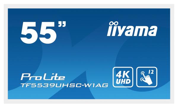 55" iiyama TF5539UHSC-W1AG: IPS, 4K, 500cd/ m2, 24/ 7