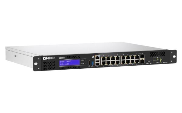 QNAP riadený switch QGD-1600-8G (16x GbE, 4core CPU, 8GB RAM, 2x 2, 5" SATA, 2x PCIe, 1x HDMI, 3x USB) 