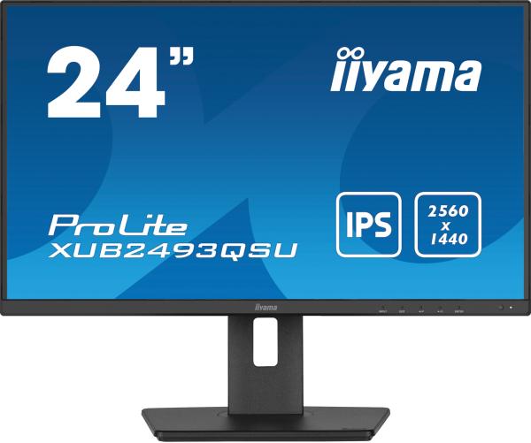 iiyama ProLite/ XUB2493QSU-B5/ 23, 8"/ IPS/ QHD/ 60Hz/ 4ms/ Black/ 3R