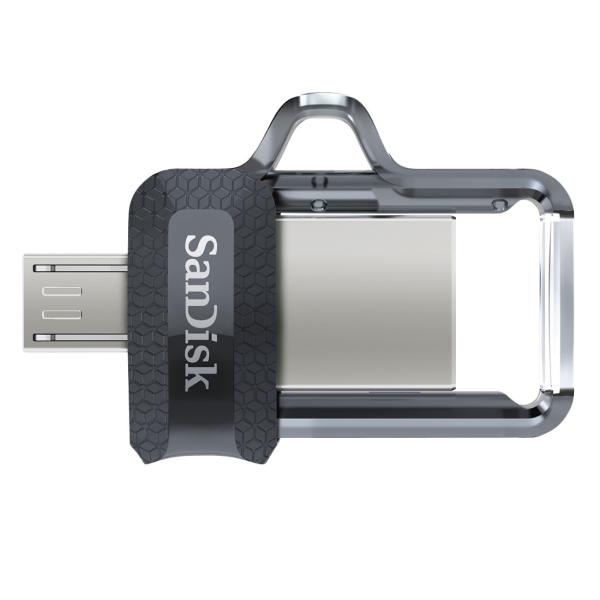 SanDisk Ultra Dual Drive/ 64GB/ 150MBps/ USB 3.0/ Micro USB + USB-A/ Černá