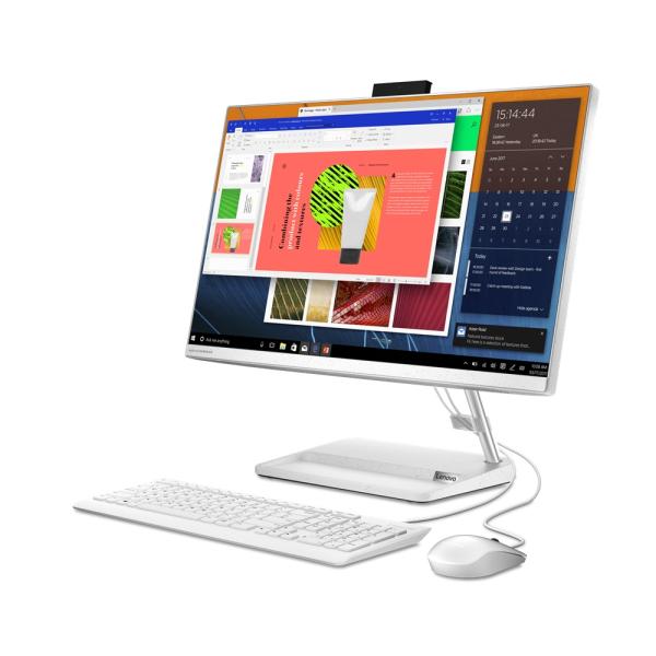 Lenovo IdeaCentre/ AIO 3 24ALC6/ 23, 8"/ FHD/ R3-7330U/ 8GB/ 512GB SSD/ AMD int/ W11H/ White/ 2R 