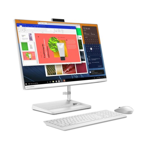 Lenovo IdeaCentre/ AIO 3 24ALC6/ 23, 8"/ FHD/ R3-7330U/ 8GB/ 512GB SSD/ AMD int/ W11H/ White/ 2R 