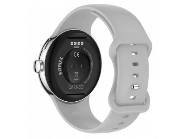 CARNEO Matrixx HR+/ 45mm/ Silver/ Šport Band/ Silver 