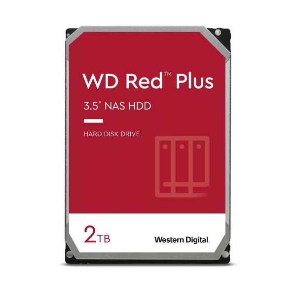 WD Red Plus/ 2TB/ HDD/ 3.5"/ SATA/ 5400 RPM/ 3R