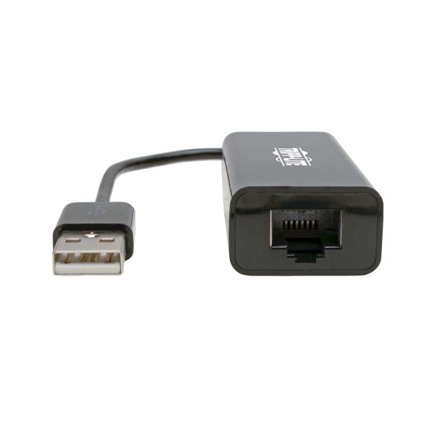 Tripplite Adaptér USB 2.0 / Gigabit Ethernet NIC, 10/ 100Mb/ s, RJ45, černá 