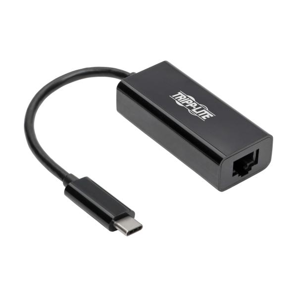 Tripplite Adaptér USB-C / Gigabit Network Adapter, Thunderbolt 3 kompatibilný, čierna
