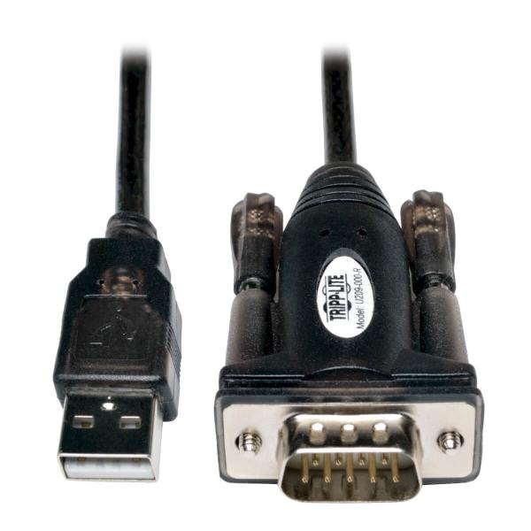 Tripplite Adaptér USB-A / RS232 (DB9) (Samec/ Samec), kabel 1.52m