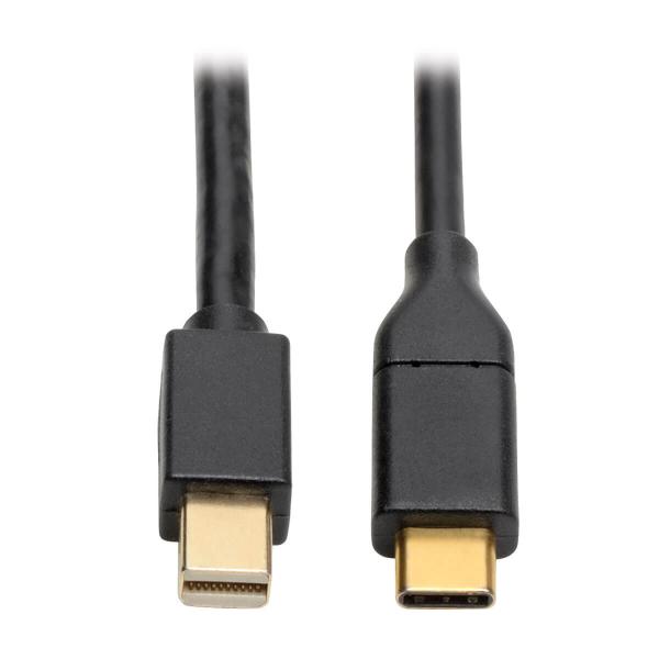 Tripplite Adaptér USB-C/ Mini DisplayPort (Samec/ Samec), 4K 60Hz, čierna, 1.8m
