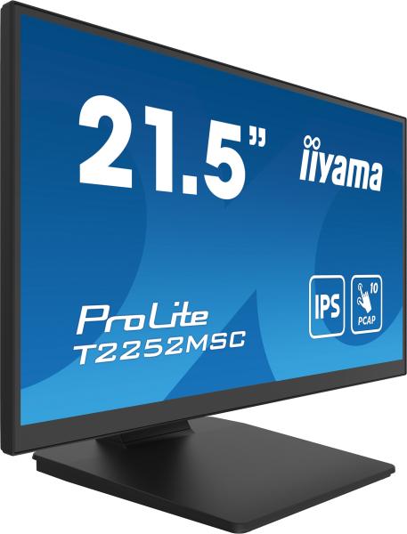 22" LCD iiyama T2252MSC-B2: IPS, FHD, 10P, DP, HDMI 