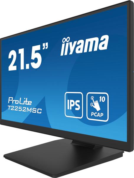 22" LCD iiyama T2252MSC-B2: IPS, FHD, 10P, DP, HDMI 