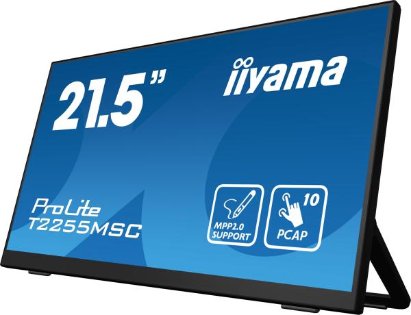 22" LCD iiyama T2255MSC-B1:PCAP, IPS, FHD, HDMI 