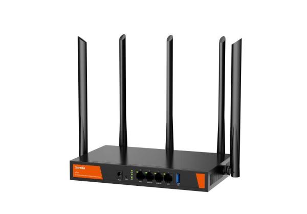 Tenda W30E WiFi Hotspot AX3000 Gigabit Router, 1x GWAN, 2x GWAN/ LAN, 1x GLAN, VPN, Captive portal 