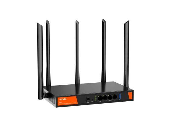 Tenda W30E WiFi Hotspot AX3000 Gigabit Router, 1x GWAN, 2x GWAN/ LAN, 1x GLAN, VPN, Captive portal 