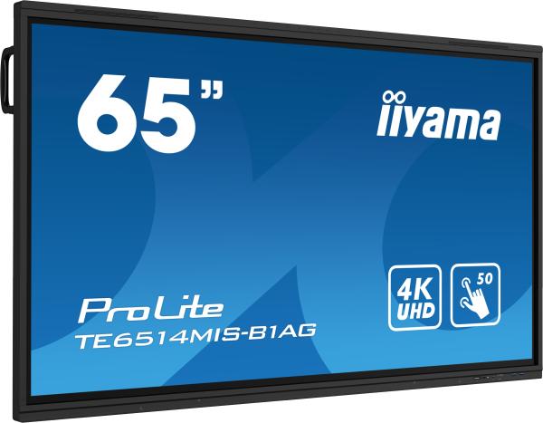 65" iiyama TE6514MIS-B1AG:VA, 4K, 50P, USB-C 