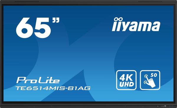 65" iiyama TE6514MIS-B1AG: VA, 4K, 50P, USB-C