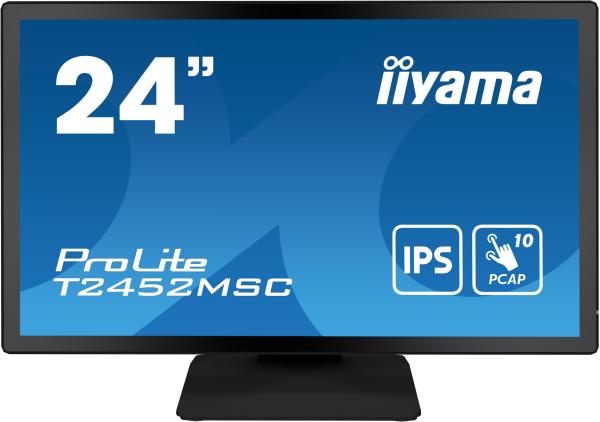 24" LCD iiyama T2452MSC-B1:PCAP, IPS, FHD, HDMI