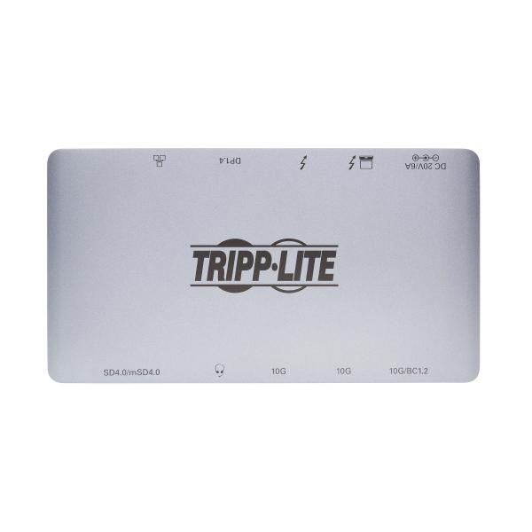 Tripplite Dokovací stanice Thunderbolt 3/ 2x DisplayPort 8K, USB 3.2, USB-A/ USB-C, GbE, napájecí adaptér 