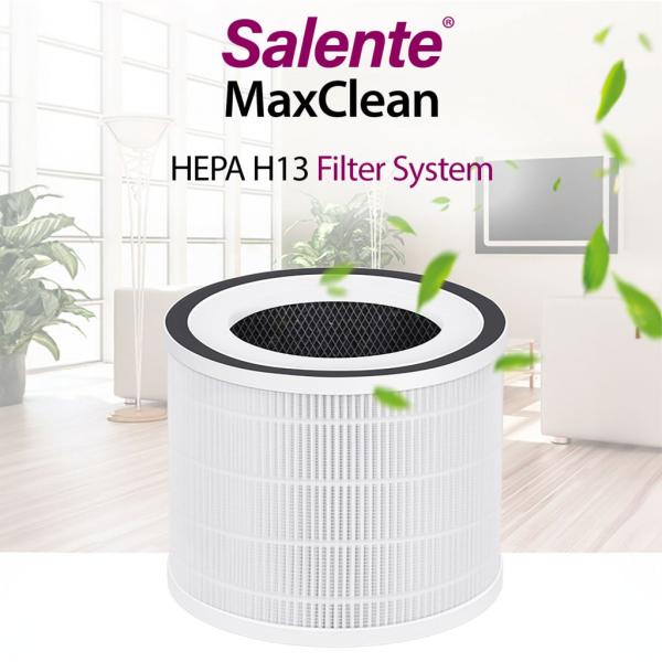 Salente MaxClean, chytrá čistička vzduchu, WiFi Tuya SmartLife, bílá 