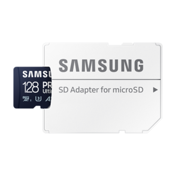 Samsung PRO Ultimate/ micro SDXC/ 128GB/ 200MBps/ UHS-I U3 / Class 10/ + Adaptér/ Modrá 