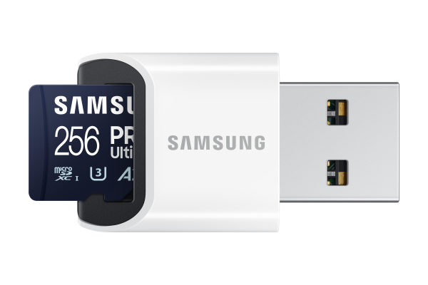 Samsung PRO Ultimate/ micro SDXC/ 256GB/ UHS-I U3 / Class 10/ + Adaptér/ Modrá 