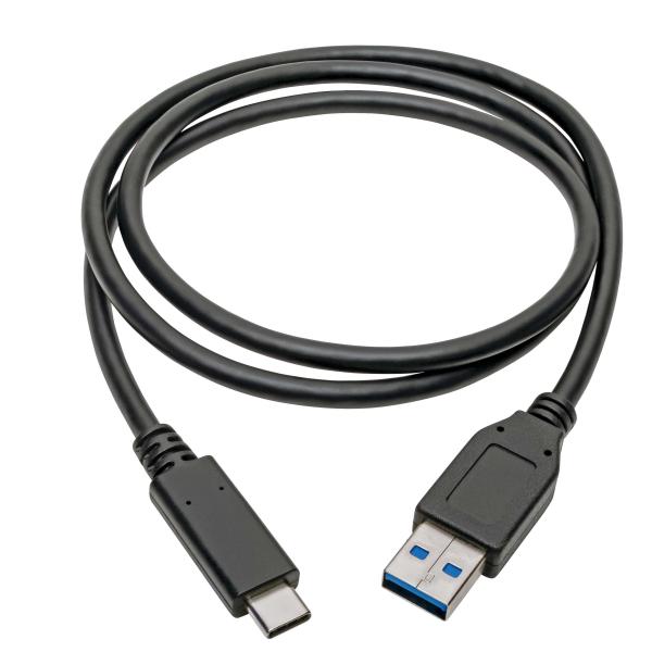 Tripplite Kabel USB-C/ USB-A(Samec/ Samec), USB 3.1 Gen 2(10Gb/ s), USB-IF, kompat. Thunderbolt 3, 0.9m 