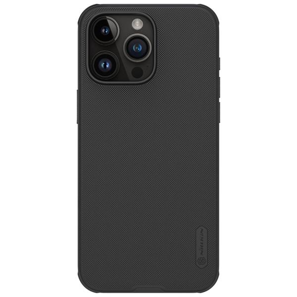 Nillkin Super Frosted PRO Zadný Kryt pre Apple iPhone 15 Pre Max Black (Without Logo Cutout)