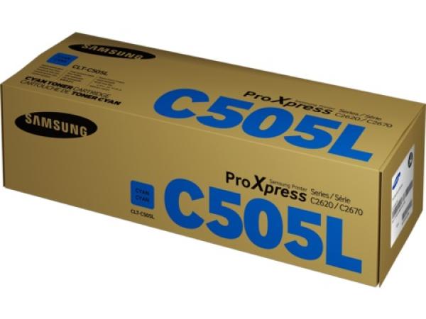 SAMSUNG CLT-C505L H-Yld Cyan Toner Cr