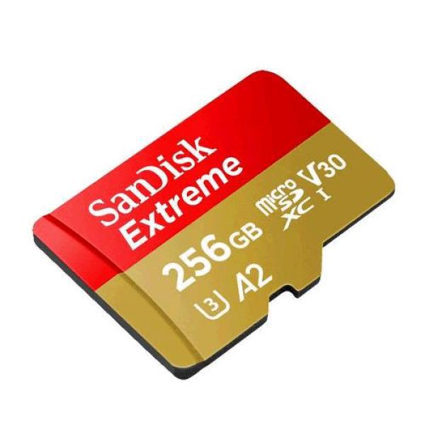 SanDisk Extreme microSDXC 256GB 160MB/ s + adaptér