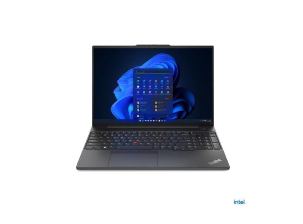 Lenovo ThinkPad E/ E16 Gen 1 (Intel)/ i5-1335U/ 16"/ WUXGA/ 16GB/ 512GB SSD/ MX 550/ W11P/ Black/ 3R
