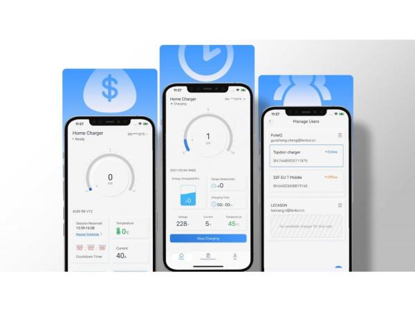 TOPDON domácí nabíjecí stanice pro elektromobily PulseQ AC Home - 22kW 