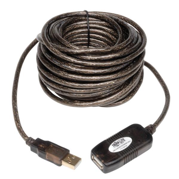 Tripplite Prodlužovací kabel aktivní USB-A 2.0 (Samec/ Samice), 4.88m