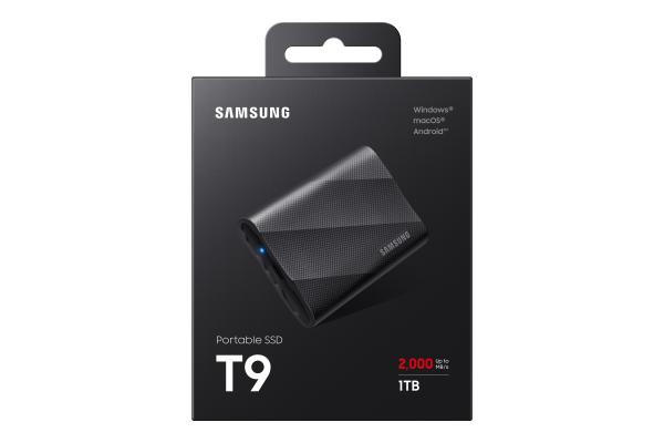SSD 1TB Samsung externí T9, černá 