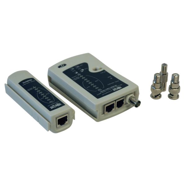 Tripplite Tester kontinuity síť. kabelů pro kabelové sestavy Cat5/ Cat6, telefonní a koaxiální kabely