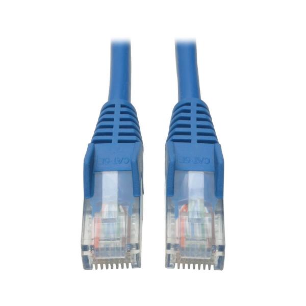 Tripplite Ethernetový kabel Cat5e 350MHz Snagless Molded (UTP) (RJ45 Samec/ Samec), modrá, 0.31m