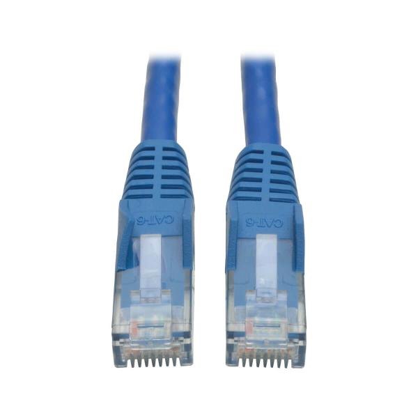 Tripplite Ethernetový kabel Cat6 Gigabit Snagless Molded (UTP) (RJ45 Samec/ Samec), modrá, 4.57m
