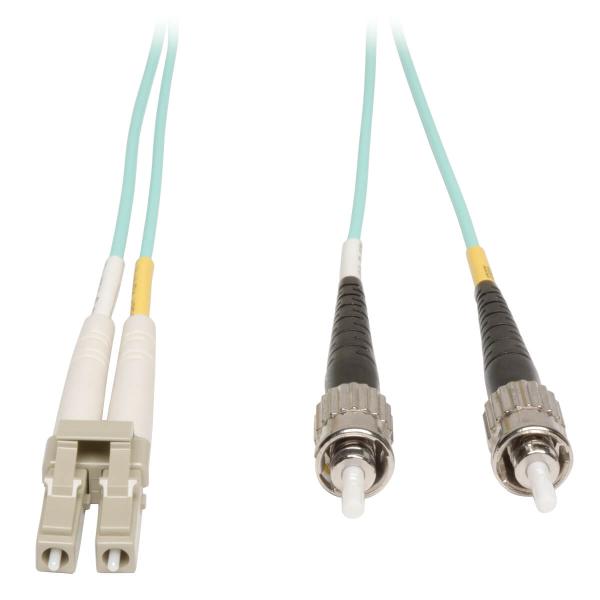 Tripplite Optický patch kabel 10Gb Duplex Multimode 50/ 125, OM3 (LC/ ST), modrá, 10m