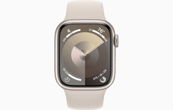 Apple Watch S9 Cell/ 41mm/ Starlight/ Sport Band/ Starlight/ -M/ L 