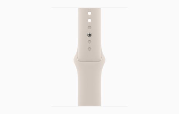 Apple Watch S9 Cell/ 41mm/ Starlight/ Sport Band/ Starlight/ -M/ L 