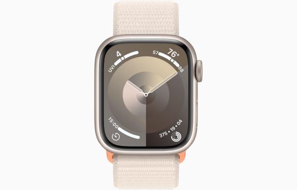 Apple Watch S9 Cell/ 41mm/ Starlight/ Sport Band/ Starlight 