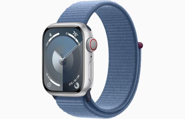 Apple Watch S9 Cell/ 41mm/ Silver/ Sport Band/ Winter Blue