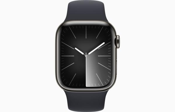 Apple Watch S9 Cell/ 41mm/ Graphite/ Šport Band/ Midnight/ -M/ L 