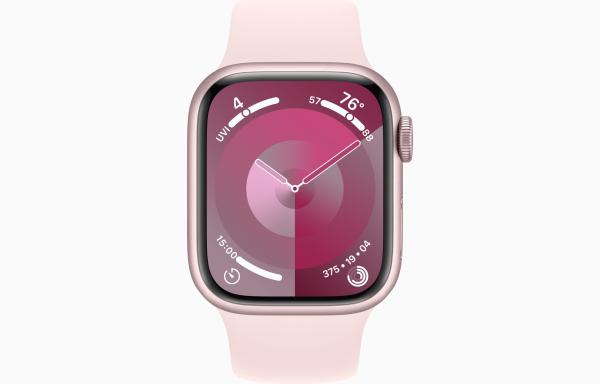 Apple Watch S9 Cell/ 45mm/ Pink/ Sport Band/ Light Pink/ -S/ M 