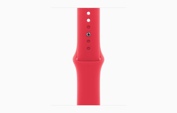 Apple Watch S9 Cell/ 45mm/ PRODUCT RED/ Šport Band/ PRODUCT RED/ -S/ M 